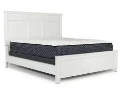 Mor Furniture Beds|Andover Panel Bed In White, Twin