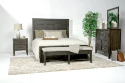 Mor Furniture Beds|Andover Panel Bed In White, Twin