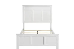 Mor Furniture Beds|Andover Panel Bed In White, Twin