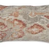 Mor Furniture Accent Pillows|Accent Pillows|Aprover Accent Pillow In Rust/Gray/White