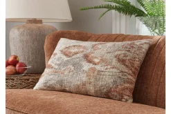 Mor Furniture Accent Pillows|Accent Pillows|Aprover Accent Pillow In Rust/Gray/White