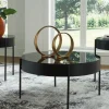 Mor Furniture Coffee Tables|Ardoline Coffee Table & 2 End Tables In Black