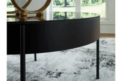 Mor Furniture Coffee Tables|Ardoline Coffee Table & 2 End Tables In Black