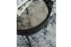 Mor Furniture Coffee Tables|Ardoline Coffee Table & 2 End Tables In Black