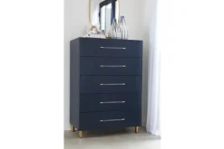 Mor Furniture Dressers & Chests|Argento Chest In Navy Blue