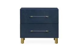 Mor Furniture Nightstands|Argento Nightstand In Navy Blue