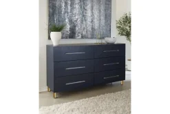 Mor Furniture Bedroom Sets|Argento Panel Bed, Dresser, Mirror & Nightstand In Misty Gray, Full