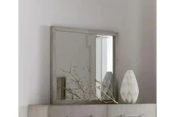 Mor Furniture Bedroom Sets|Argento Panel Bed, Dresser, Mirror & Nightstand In Misty Gray, Full