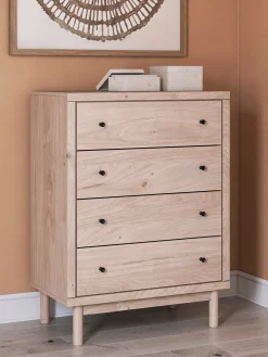 Mor Furniture Dressers & Chests|Arloster 4 Drawer Chest In Tan
