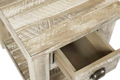 Mor Furniture Sofa & End Tables|Artisans Chairside Table In Gray