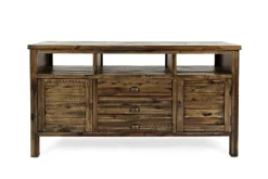 Mor Furniture Media Consoles & Hutches|Tv Stands|Artisans Media Console In Oak, 50 Inch