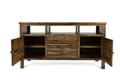 Mor Furniture Media Consoles & Hutches|Tv Stands|Artisans Media Console In Oak, 50 Inch