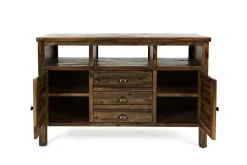 Mor Furniture Media Consoles & Hutches|Tv Stands|Artisans Media Console In Oak, 50 Inch