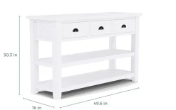 Mor Furniture Sofa & End Tables|Artisans Sofa Table In Gray