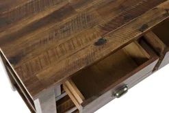 Mor Furniture Sofa & End Tables|Artisans Sofa Table In Gray