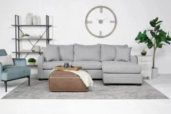 Mor Furniture Sofas|Ashfield Reversible Sofa Chaise In Ashfield Graphite