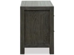 Mor Furniture Nightstands|Aspen Valley 2 Drawer Nightstand In Black