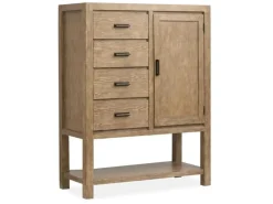 Mor Furniture Dressers & Chests|Aspen Valley Door Chest In Sierra Brown