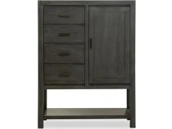 Mor Furniture Dressers & Chests|Aspen Valley Door Chest In Sierra Brown