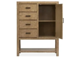 Mor Furniture Dressers & Chests|Aspen Valley Door Chest In Sierra Brown