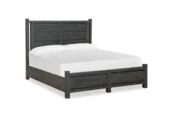 Mor Furniture Bedroom Sets|Aspen Valley Panel Bed, Dresser, Mirror & Nightstand In Sierra Brown, Queen