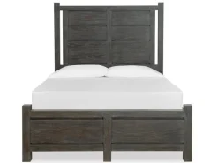 Mor Furniture Beds|Aspen Valley Panel Bed In Sierra Brown, Queen