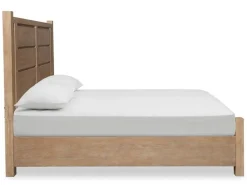 Mor Furniture Beds|Aspen Valley Panel Bed In Sierra Brown, Queen