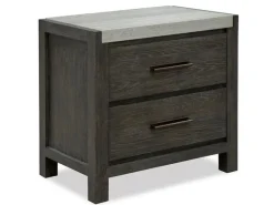 Mor Furniture Bedroom Sets|Aspen Valley Panel Bed W/ Storage, Dresser, Mirror & Nightstand In Sierra Brown, Queen