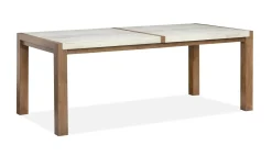 Mor Furniture Seating For 4|Dining Room Sets|Aspen Valley Stone Top Dining Table & 4 Chairs In Sierra Brown