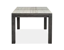 Mor Furniture Seating For 4|Dining Room Sets|Aspen Valley Stone Top Dining Table & 4 Chairs In Sierra Brown