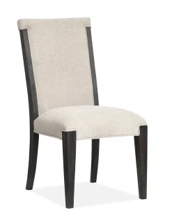 Mor Furniture Seating For 6|Dining Room Sets|Aspen Valley Trestle Dining Table & 6 Chairs In Ravenwood Black