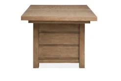 Mor Furniture Seating For 4|Dining Room Sets|Aspen Valley Trestle Dining Table & 4 Chairs In Ravenwood Black