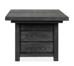 Mor Furniture Seating For 6|Dining Room Sets|Aspen Valley Trestle Dining Table, 4 Chairs & Bench In Sierra Brown