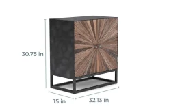 Mor Furniture Tv Stands|Astral 3 Door Accent Cabinet In Gray