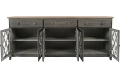 Mor Furniture Media Consoles & Hutches|Tv Stands|Aurora 6 Door Console In White