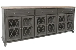 Mor Furniture Media Consoles & Hutches|Tv Stands|Aurora 6 Door Console In White