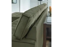 Mor Furniture Sectionals|Austen Sofa Chaise Sectional In Olive, Left Facing