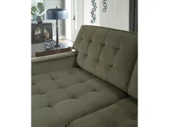Mor Furniture Sectionals|Austen Sofa Chaise Sectional In Olive, Left Facing