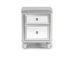 Mor Furniture Sofa & End Tables|Avril Chairside Table In Silver