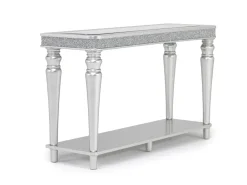 Mor Furniture Sofa & End Tables|Avril Sofa Table In Silver
