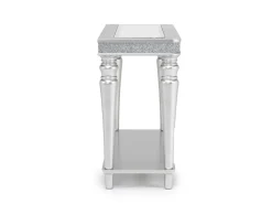 Mor Furniture Sofa & End Tables|Avril Sofa Table In Silver