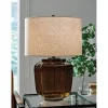 Mor Furniture Shop All Lighting & Lamps|Office Lighting|Bainmore Table Lamp In Amber