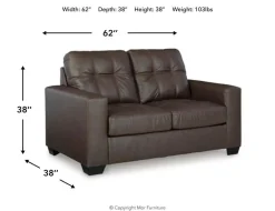 Mor Furniture Loveseats|Barlin Mills Loveseat In Carbon