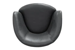 Mor Furniture Chairs|Barolo Leather Swivel Club Chair In Caramel