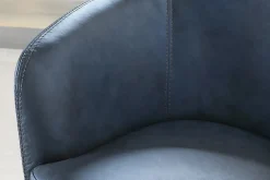 Mor Furniture Chairs|Barolo Leather Swivel Club Chair In Caramel