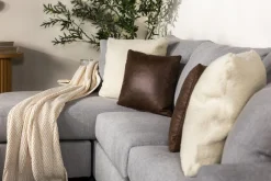 Mor Furniture Sofas|Barrett Reversible Sofa Chaise In Fisk Smoke