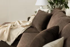 Mor Furniture Sofas|Barrett Reversible Sofa Chaise In Fisk Smoke