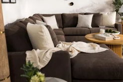 Mor Furniture Sectionals|Barrett Tux Sofa Chaise Sectional In Fisk Smoke, Right Facing