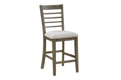 Mor Furniture Seating For 6|Dining Room Sets|Barry Counter Height Dining Table, 4 Stools & Bench In Light Brown
