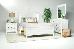 Mor Furniture Nightstands|Bay Creek 3 Drawer Nightstand In Light Gray